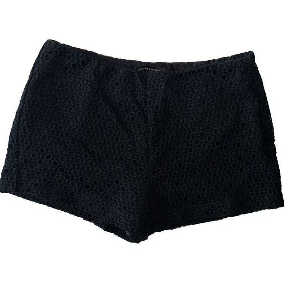 Banana Republic black eyelet shorts 10 - Picture 3 of 5